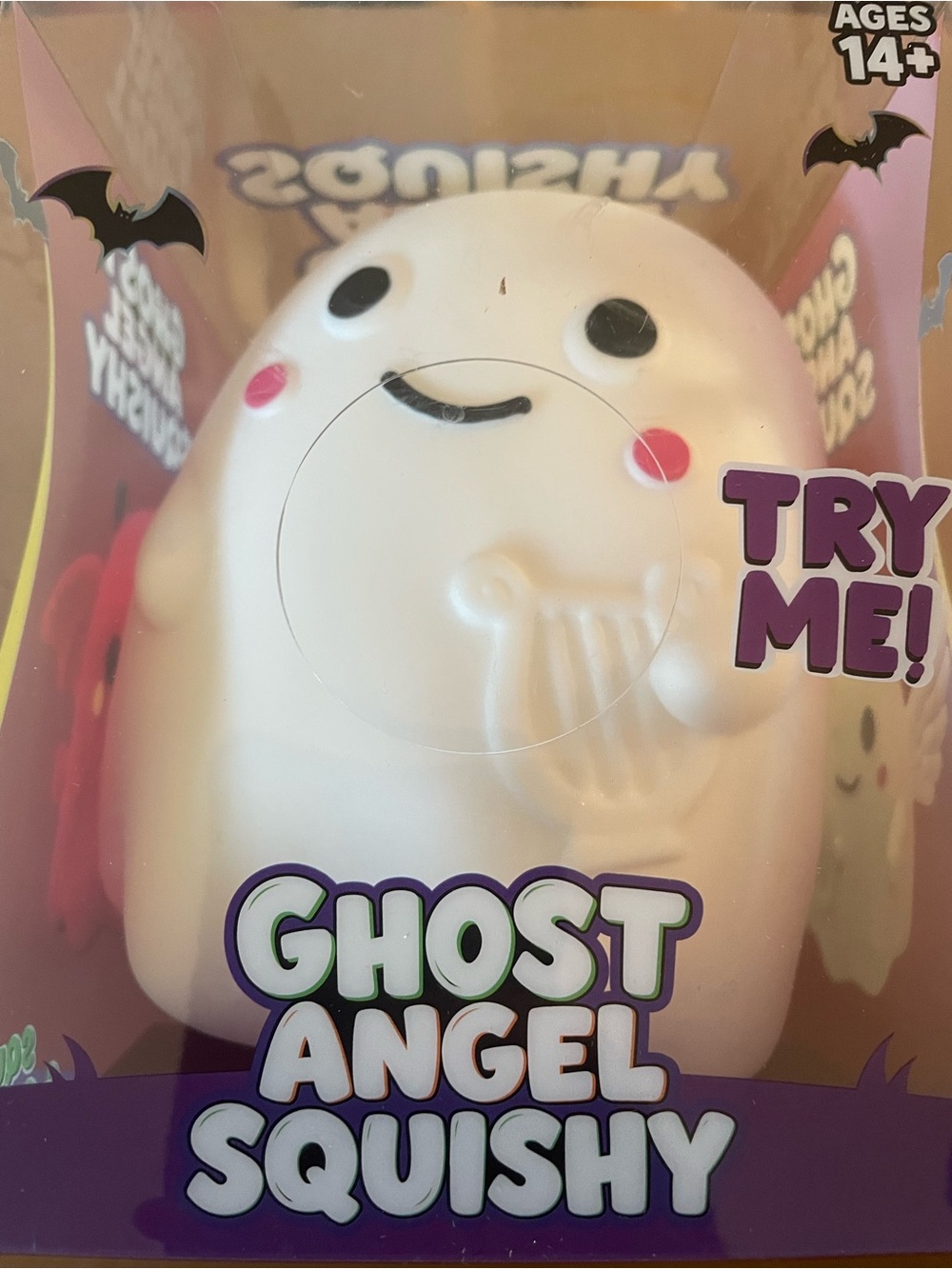 Ghost Angel Squishy Kids Toy - White